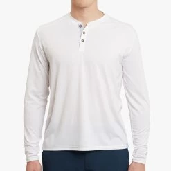 The SeaBreeze Henley | White -Clothing Store 20200118 FH Henley White 889 99392ecc 0af1 4918 bb36 c69e3b62527c