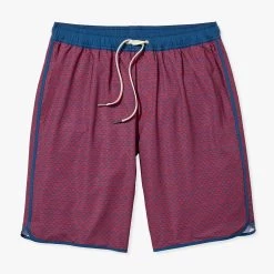 The Anchor | Nautical Red Wavy Geo -Clothing Store ACH0 613 Nautical Red Wavy Geo 01