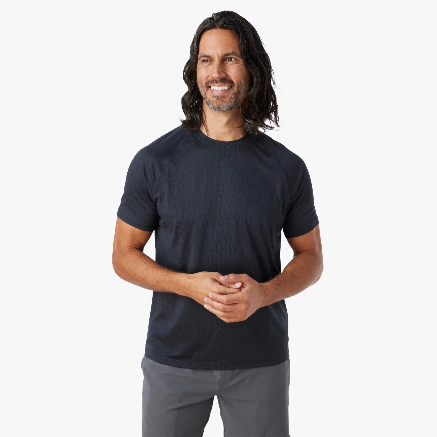 The BreezeKnit™ Tee | Black 8 The BreezeKnit™ Tee | Black - Image 6