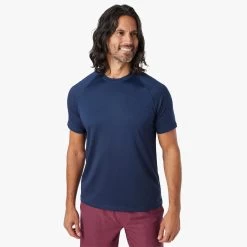 The BreezeKnit™ Tee | Dark Navy -Clothing Store BZT1 401 Dark Navy ONFIG 022 ce181013 bdca 4709 bd8b 197995f7acae