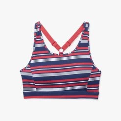 The Corliss Sports Bra | Nautical Stripe