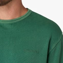 The Vintage-Wash Saltaire Crewneck | Coastal Green -Clothing Store F22 SALTAIRECREWNECK COASTALGREEN ON FIG 0212 e1288d7f 0082 446b ba1f 7df583123e00