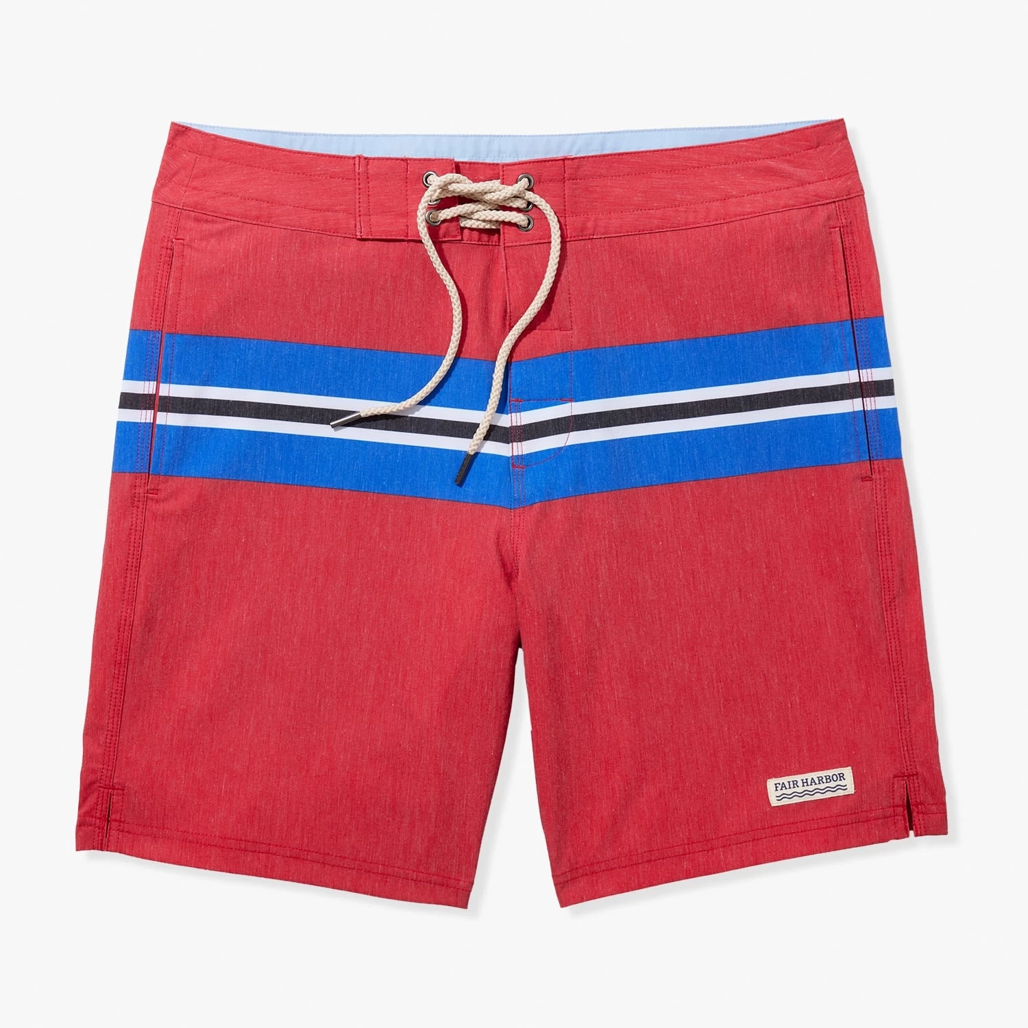 The Nautilus Boardshort | Nautical Red Sailing Stripe 2 The Nautilus Boardshort | Nautical Red Sailing Stripe