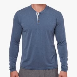 The SeaBreeze Henley (3-Pack) -Clothing Store OF Henley Blue Front 002 STRAIGHT ON 4d4c85f1 29c2 4dc6 97b2 e117c46b001c