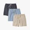 The One Short (3-Pack) -Clothing Store OneShort 3Pack Navy Blue Khaki