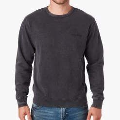 The Vintage-Wash Saltaire Crewneck | Black -Clothing Store SALTAIR CREWNECK CHARCOAL 092 bde262e6 c3d7 4d29 840c 3b1d1f91f533