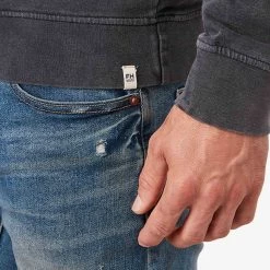 The Vintage-Wash Saltaire Crewneck | Black -Clothing Store SALTAIR CREWNECK CHARCOAL 097 1653ec1c b01a 44e8 a391 ec559a43b645