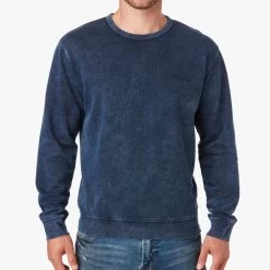 The Vintage-Wash Saltaire Crewneck | Navy -Clothing Store SALTAIR CREWNECK DARKBLUE 051 4d7df015 e18e 41c9 bcb8 2753824c965c