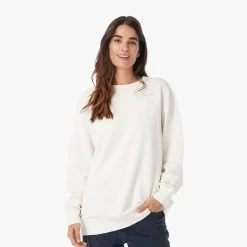The Vintage-Wash Saltaire Crewneck | Ivory -Clothing Store SCN2 121 IVORY ONFIG WOMEN 001 528ccab0 2a7d 4745 a82e 772cc06ea54e