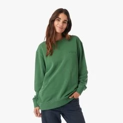 The Vintage-Wash Saltaire Crewneck | Coastal Green -Clothing Store SCN2 304 COASTALGREEN ONFIG WOMEN 001 1c2a3051 7f2e 4105 8746 c8dab0cda0ec