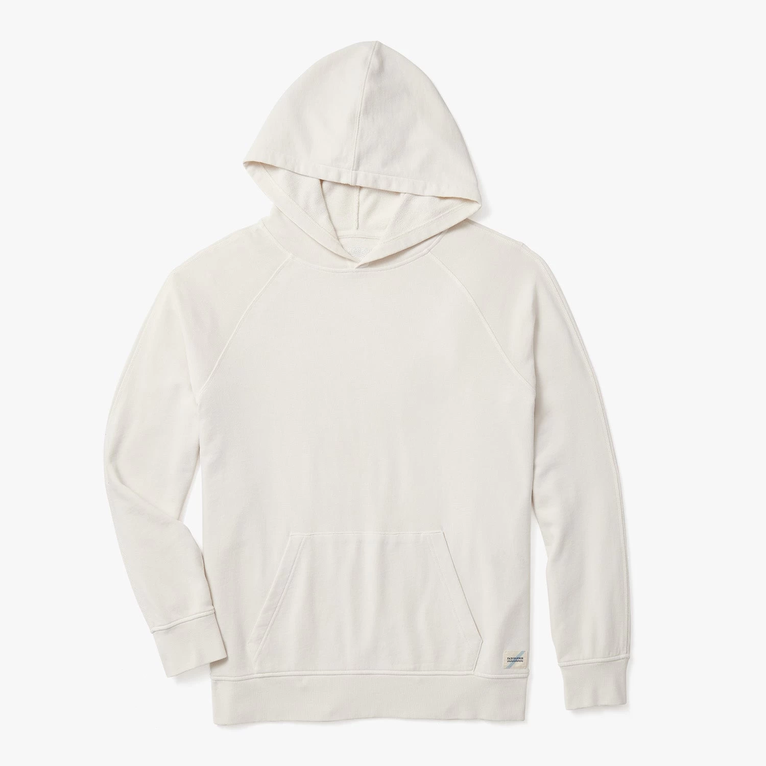 The Vintage-Wash Saltaire Hoodie | Ivory 3 The Vintage-Wash Saltaire Hoodie | Ivory