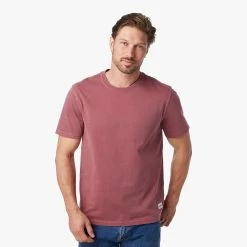 The Saltaire Tee | Beach Rose -Clothing Store SP23 ON FIG SALTAIRE TEE CRIMSON 2559 08b10911 426a 418e 9423 2f613a0c2a66