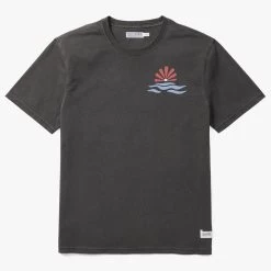 The Saltaire Graphic Tee | Black Ocean Rays