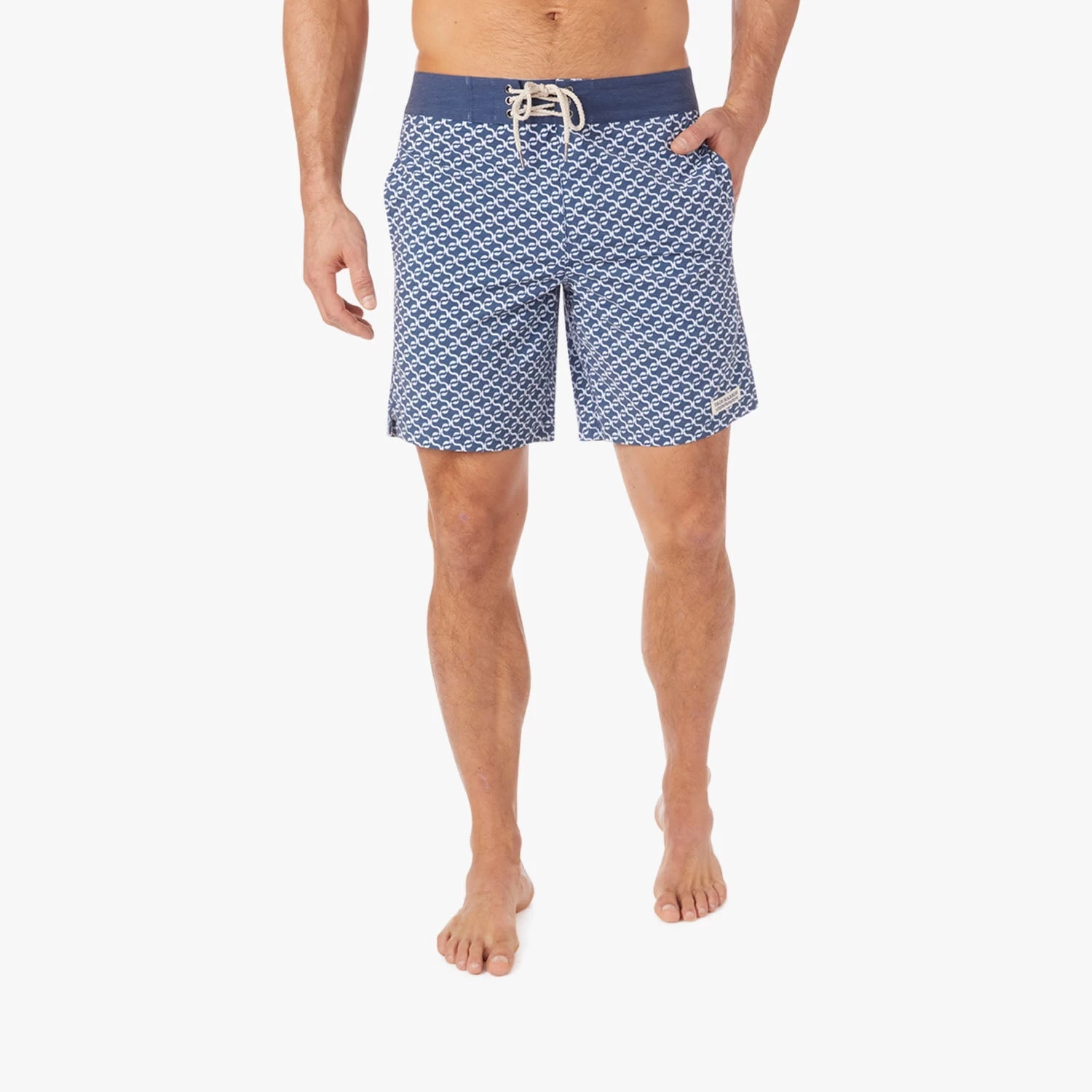 The Nautilus Boardshort | Navy Geo 5 The Nautilus Boardshort | Navy Geo - Image 3