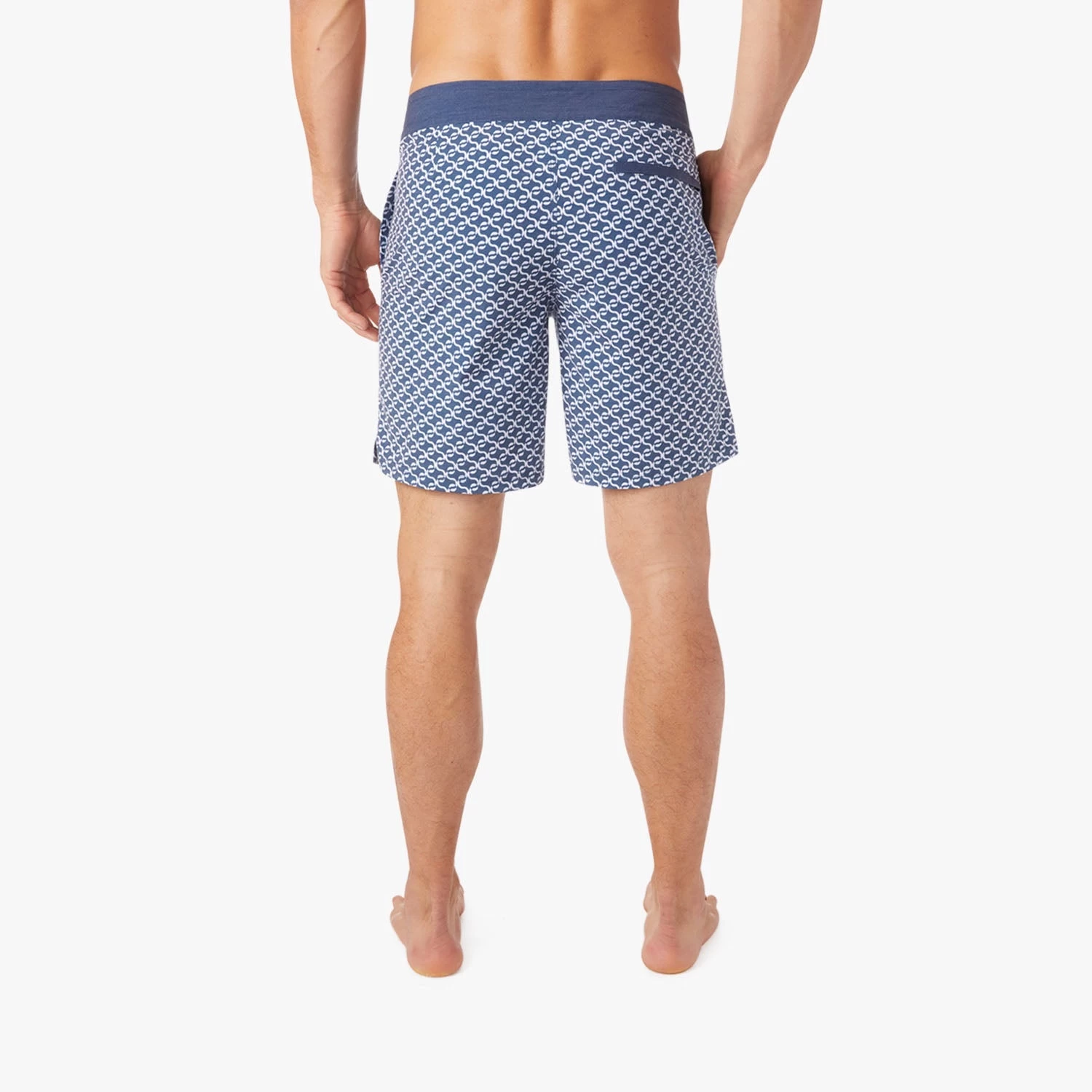 The Nautilus Boardshort | Navy Geo 6 The Nautilus Boardshort | Navy Geo - Image 4