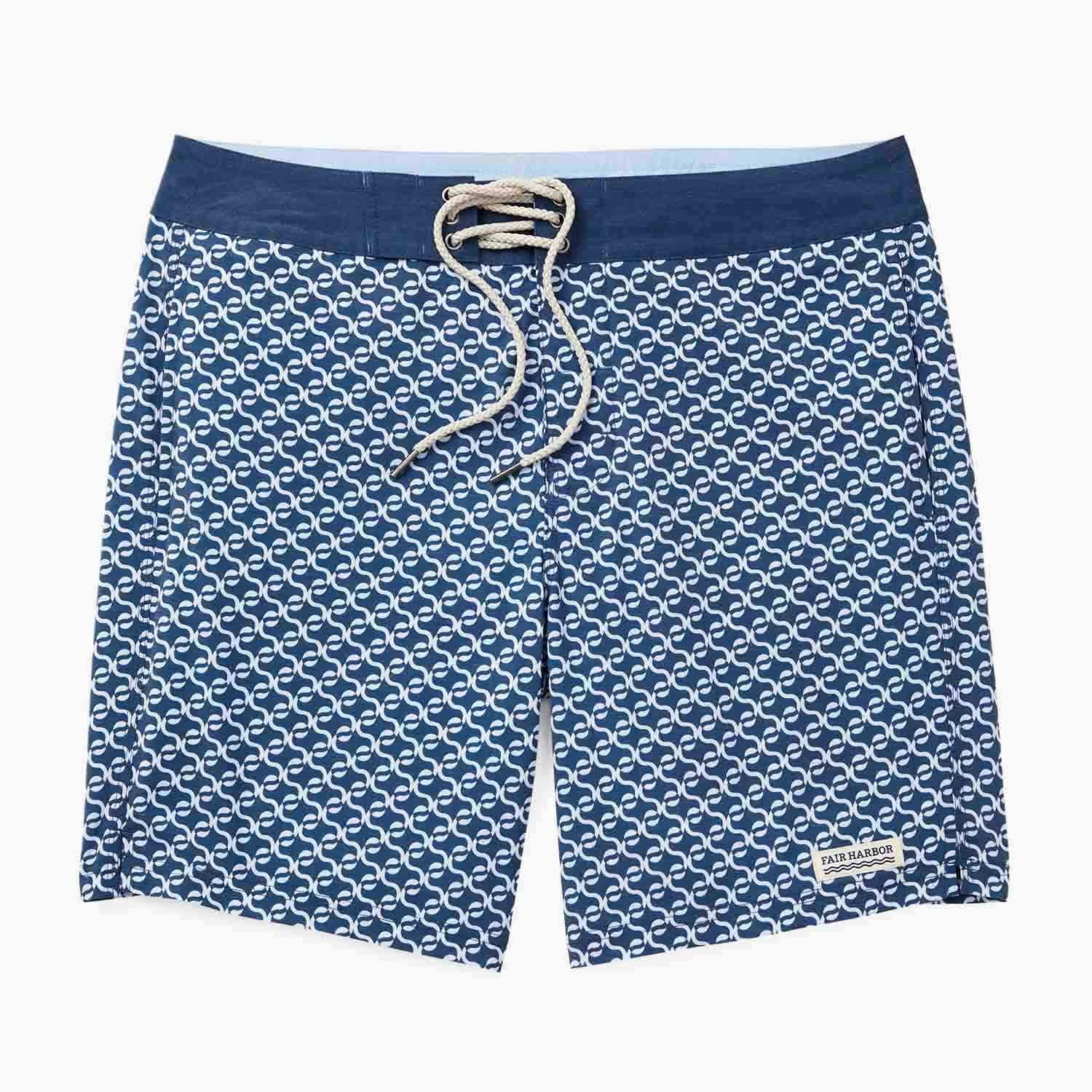 The Nautilus Boardshort | Navy Geo 3 The Nautilus Boardshort | Navy Geo