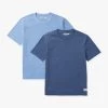 The Saltaire Tee (2-Pack) -Clothing Store SaltaireTee 2Pack Navy LightBlue