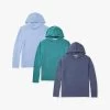 The SeaBreeze Hoodie (3-Pack) 1 The SeaBreeze Hoodie (3-Pack) -Clothing Store SeaBreezeHoodie 3Pack BlueGlow Seapine NavyBlazer